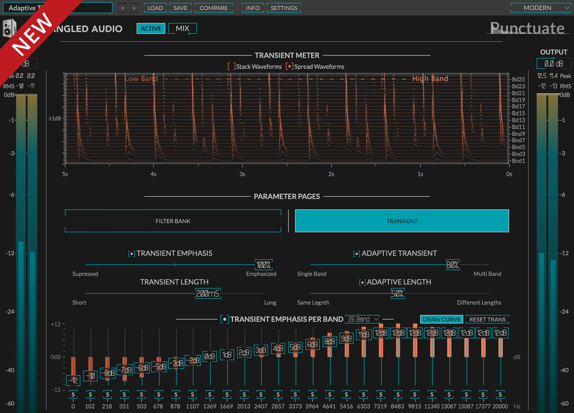 Screenshot of Elevate Plug-in Punctuate