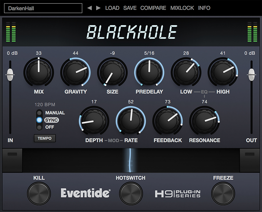 eventide blackhole reverb plugin