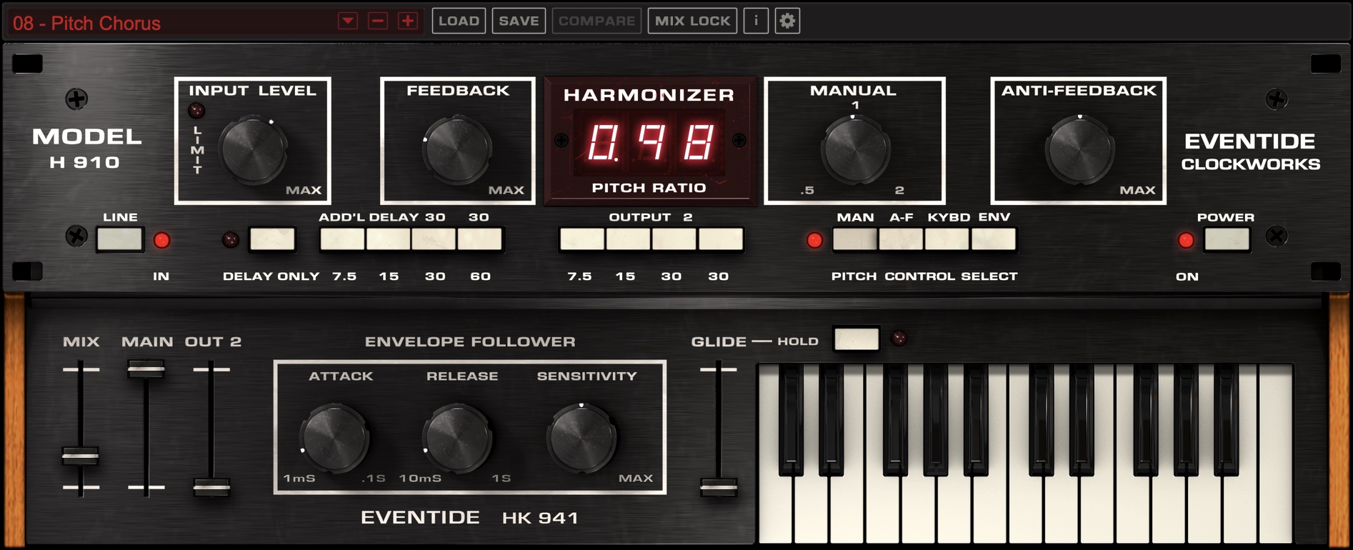 H910 Harmonizer® plug-in screen shot