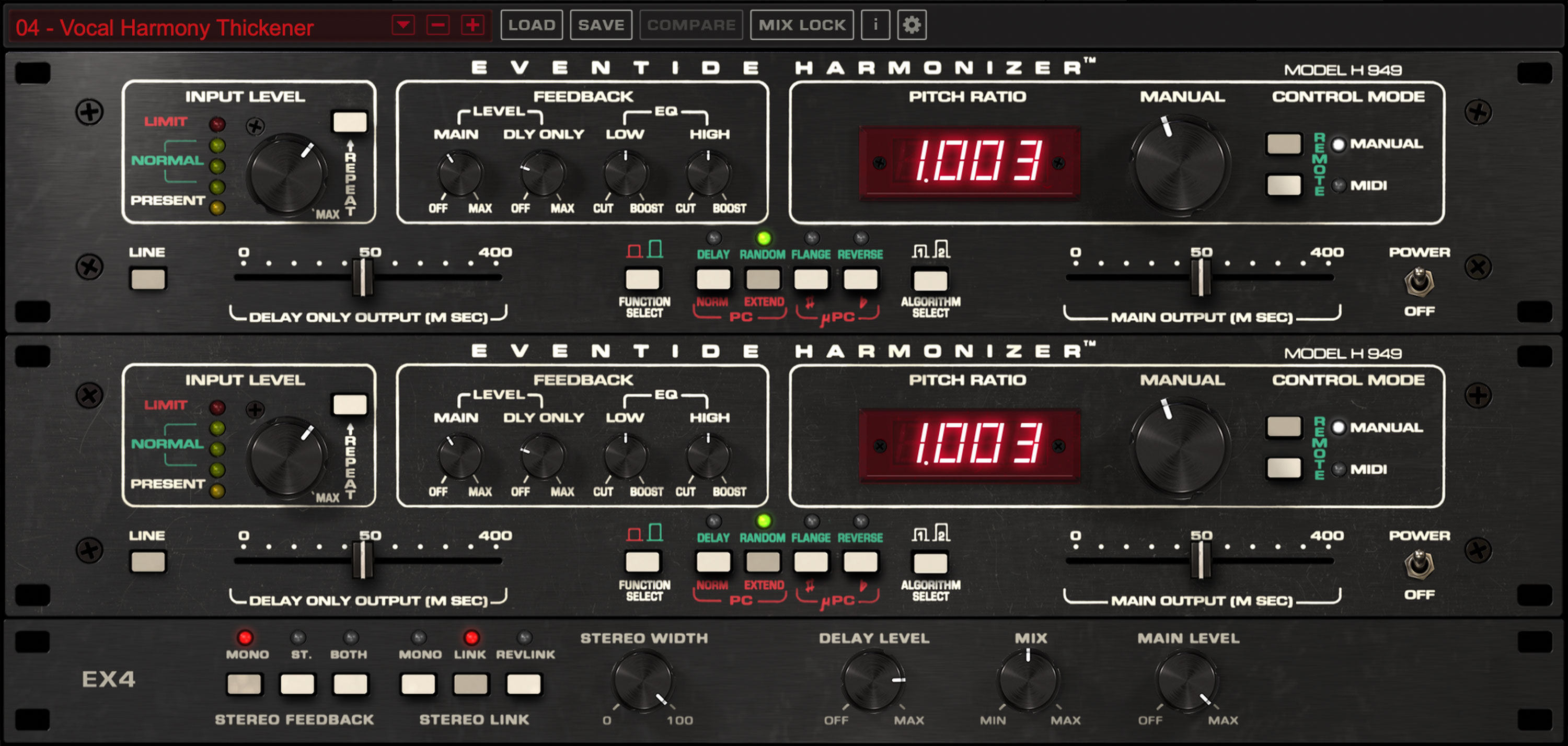 H949 Dual Harmonizer Eventide AAX, VST, AU Plug-in