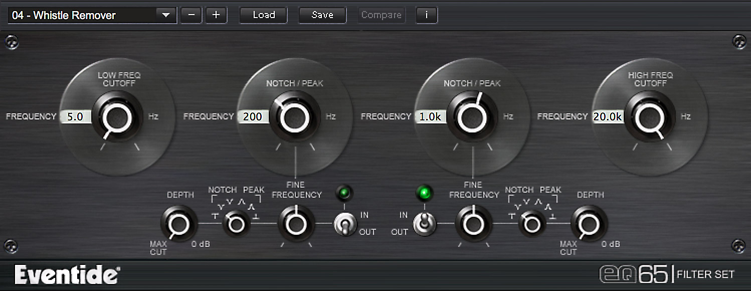 EQ 65 Plug-in screen shot