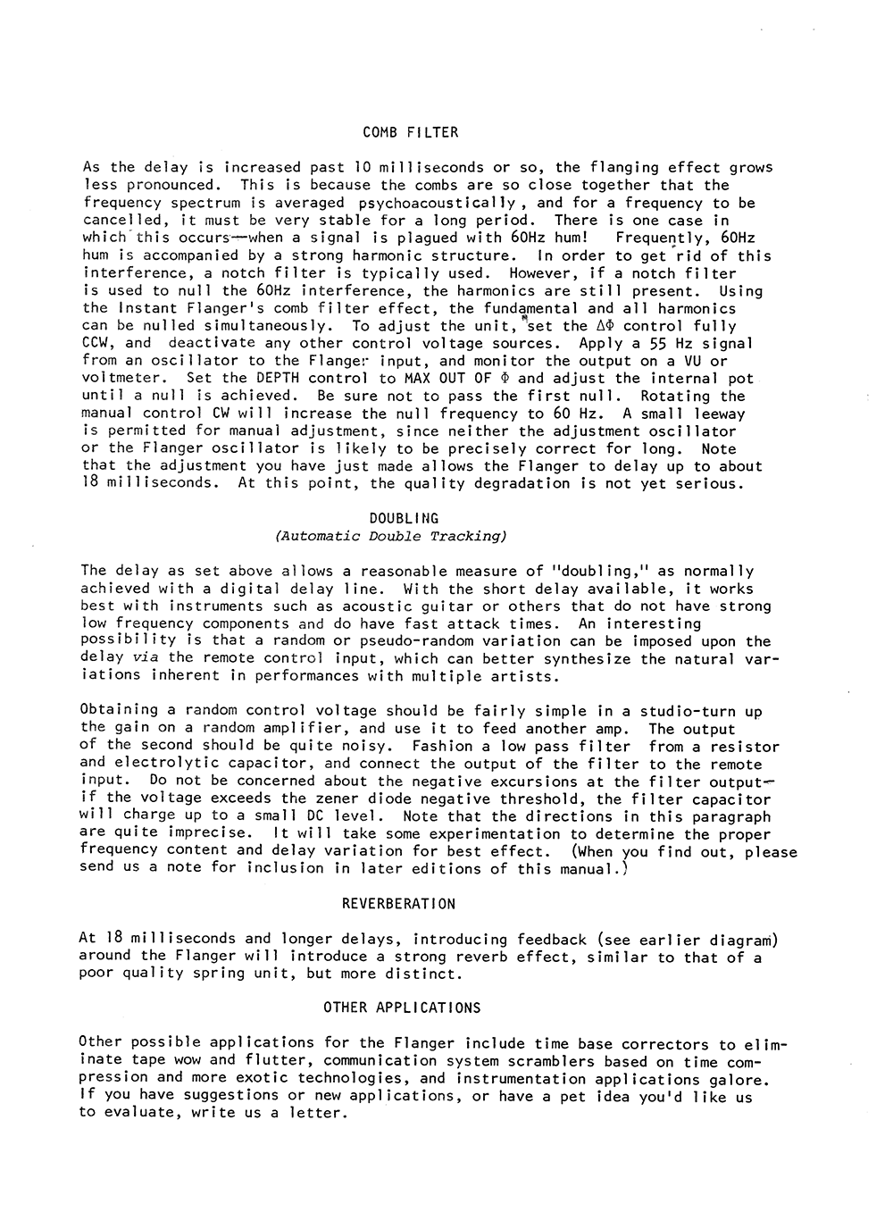Instant Flanger Manual Page 11 Instant Flanger Manual Page 11
