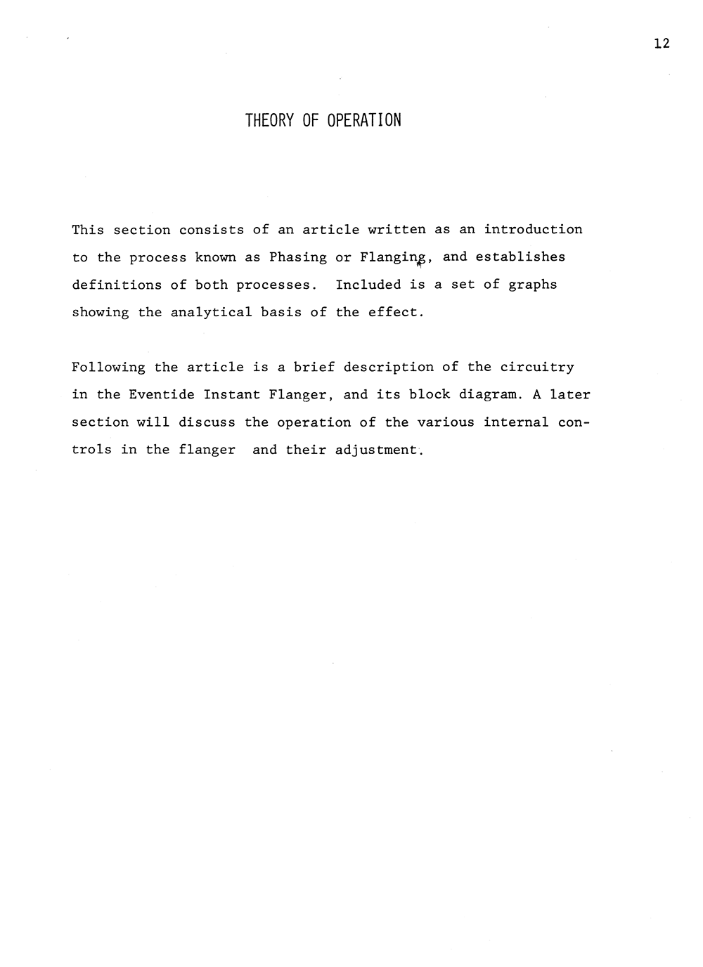 Instant Flanger Manual Page 12 Instant Flanger Manual Page 12