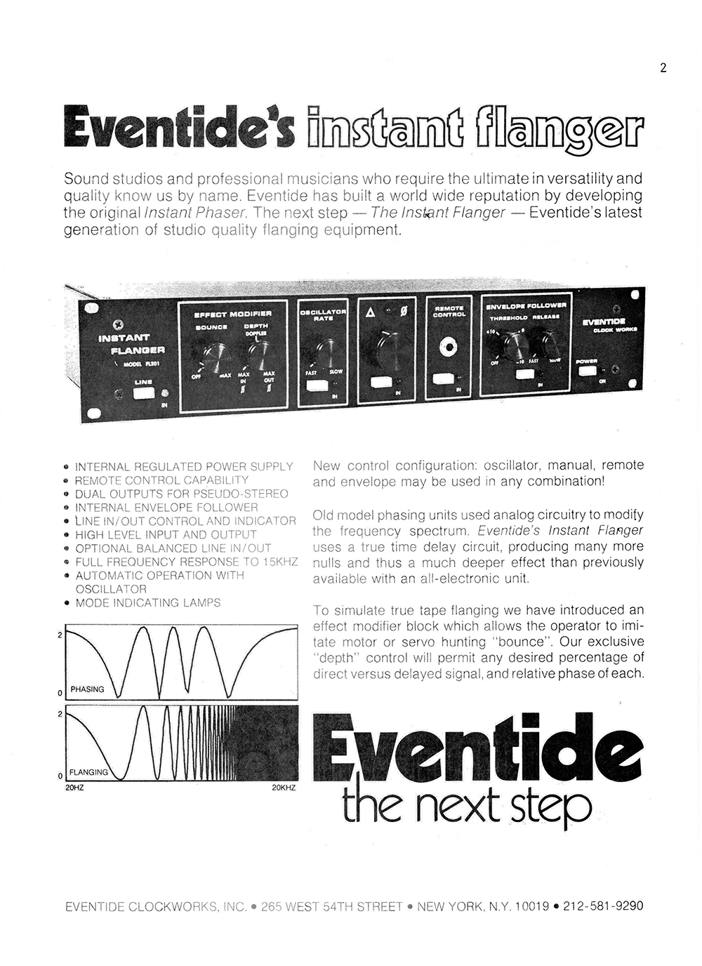 Instant Flanger Manual Page 2 Instant Flanger Manual Page 2