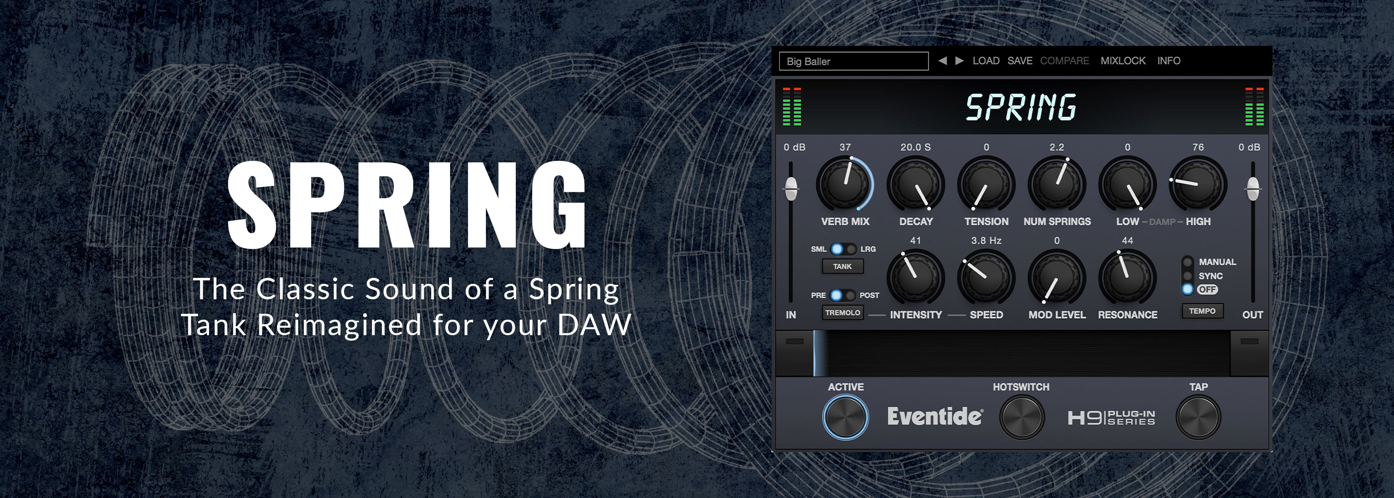 Spring Reverb Eventide Vintage Reverb Effect