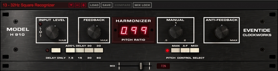 eventide h910 harmonizer polyphonic